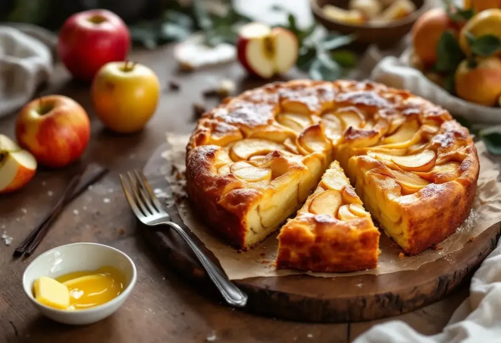 Julie Andrieu dévoile son gâteau aux pommes préféré : « bien meilleur qu'une simple tarte »