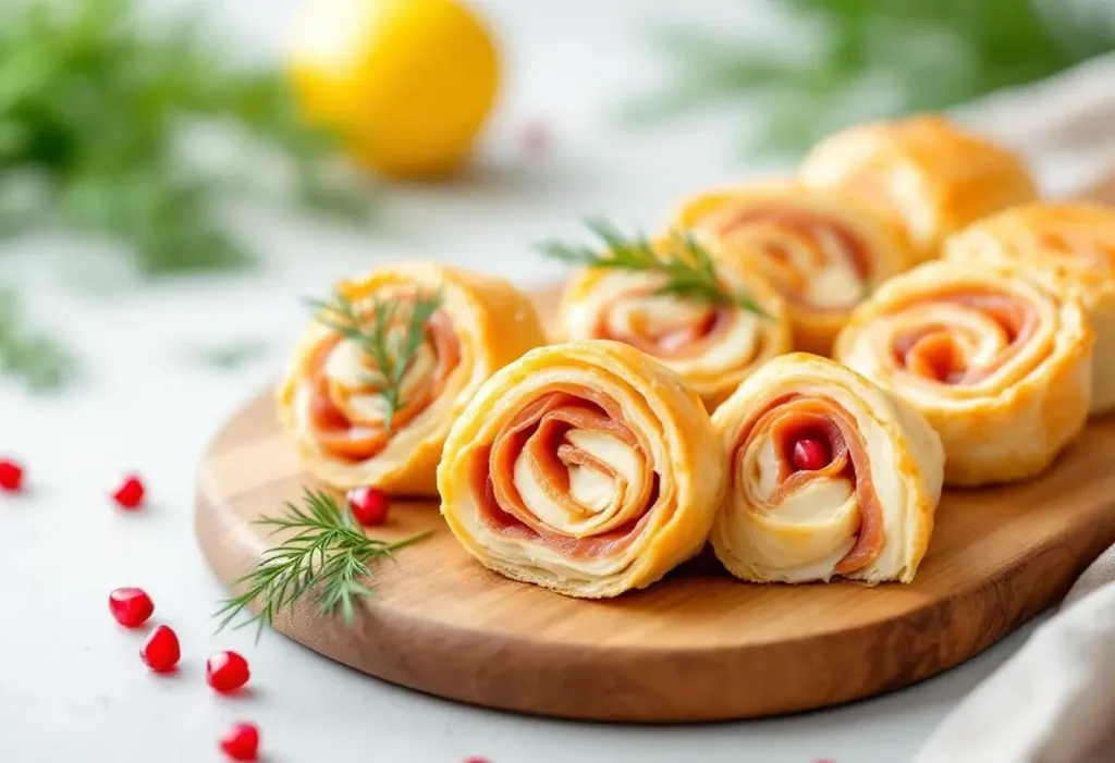 Trop simples pour être si bons ? Ces petits roulés feuilletés au fromage et saumon volent la vedette à toutes les verrines